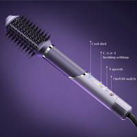 Styler capillaire multifonction pliable 8-en-1 à moteur BLDC haute vitesse, boucleur à air auto-enroulant 110 000 tr/min, sèche-cheveux ionique 1600W, pour coiffure professionnelle en salon