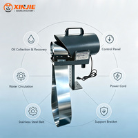 Système de récupération d'huile à fixation magnétique à prix de gros, séparateur d'huile flottant double face 45L/heure pour réservoir industriel