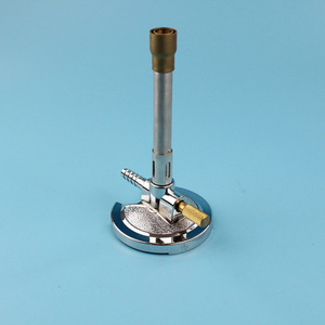 Lampe à gaz Bunsen à tube unique, température maximale 1200°C, équipement de chauffage métallique de laboratoire pour techniciens dentaires - Product Image 1