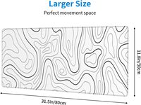 Tapis de souris extra épais édition personnalisée, tissu haute définition par sublimation, grand tapis de souris