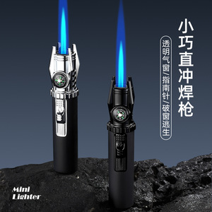 Encendedor Fogson Mini Spitfire con Llama Azul, Resistente al Viento, Metálico, Ecológico, con Brújula, Portátil, para Uso en Exteriores - Product Image 2