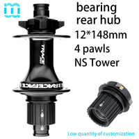 Hub Sepeda Belakang SeeMore 32 Lubang, Part Roda Sepeda, Hub Sepeda Belakang 4 Pawl Bearing, Hub MTB, Part Sepeda