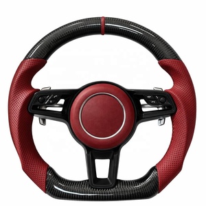 Volante Deportivo Completo en Alcántara para Porsche 911 992 <span class=keywords><strong>GT3</strong></span> RS, Estilo Personalizado con Costuras y Color a Medida - Product Image 3