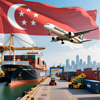 Agent d'expédition rapide et économique Chine vers Singapour Air 20 40HQ FCL LCL+Express Services logistiques maritimes