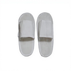 New Model Lightweight Embroidered Disposable <b>Indoor</b> Open Toe Hotel Guest <b>Slippers</b> Comfortable Non-Slip Spa Travel <b>Slippers</b> - Product Image 6