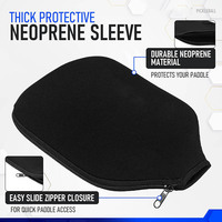 Housse de protection en néoprène pour raquettes de pickleball, étui rembourré en mousse pour accessoires et cadeaux, sac de rangement pour raquettes de pickleball