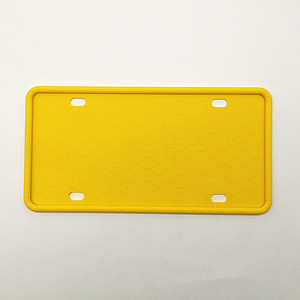 Hot bán <span class=keywords><strong>Amazon</strong></span> Mỹ & Canada kích thước đa màu Silicone tấm giấy phép khung với chống trộm ốc vít - Product Image 6