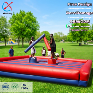 Terrain de jeu sportif gonflable d'extérieur, arène de joute, parcours d'arène de combat gonflable, jeu de combat pour adultes, jeux gonflables - Product Image 1
