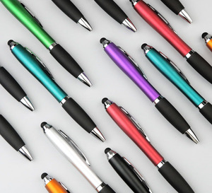 Phổ biến biểu tượng tùy chỉnh sang trọng biểu tượng bút với cảm ứng chất lượng cao đa chức năng Stylus <span class=keywords><strong>Pen</strong></span> màn hình cảm ứng Bút bi mực đen - Product Image 4