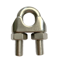 Pinces de câble métallique de Type U DIN741 pour les connexions d'extrémité de câble pince de câble de câble métallique avec boulon en U pour le matériel de gréement