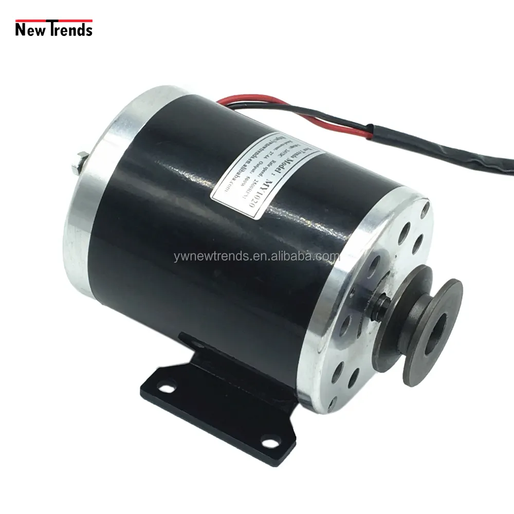 Unite Motor 24V 36V 48V 500W MY1020 электрический скутер/велосипед/рикша матовый высокоскоростной мотор с ремнем шкива