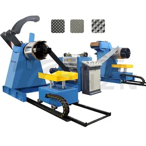 CHZN 2 Roller Stainless steel plate galvanized winding machine embossing machine Electric plate rolling machine for metal sheet
