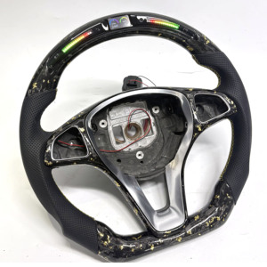 Volante in Fibra di Carbonio Personalizzato per <span class=keywords><strong>Mercedes</strong></span> Benz AMG W205 W212 W213 W246 C292 C43 C63 E63 S65 W463 W222 <span class=keywords><strong>C180</strong></span> C200 C250 C300 - Product Image 2