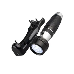 13 LED rechargeable wall mounted emergency hotel flashlight Aluminum Hanging Rechargeable White light Brightest LED Hotel Torch