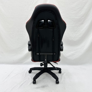Chaise de jeu ergonomique pivotante en cuir PU coloré personnalisable pour le bureau et le gaming, avec fonction massage et bascule - Product Image 5