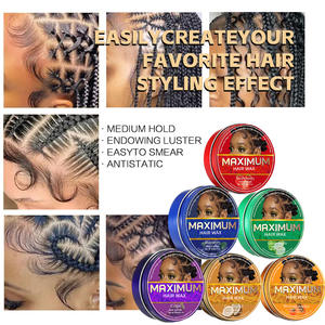 Cera para Peinar el Cabello de Fijación Fuerte para Hombres, <span class=keywords><strong>Gel</strong></span> de Alta Calidad para Control de Bordes, Cera para Peinar el Cabello Masculino de Fijación Fuerte - Product Image 2