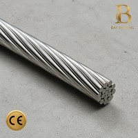 Câble de balustrade en acier inoxydable 304 durable pour garde-corps de terrasse, câble métallique architectural, fournisseur professionnel