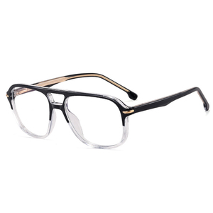 <span class=keywords><strong>Gafas</strong></span> de <span class=keywords><strong>Hombre</strong></span> con Doble Puente TR90, Montura Cuadrada de <span class=keywords><strong>Moda</strong></span>, Lentes Transparentes Anti Luz Azul, Montura Óptica Retro para <span class=keywords><strong>Hombre</strong></span>, <span class=keywords><strong>Gafas</strong></span> para Computadora - Product Image 6