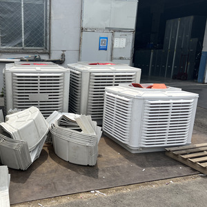 อะไหล่เครื่องทำความเย็นแบบระเหยน้ำทองแดงอุตสาหกรรม 25000 CFM สำหรับพื้นที่อุตสาหกรรม ระบบลม 38 ทิศทาง มอเตอร์ปรับอากาศอัตโนมัติ 1.1 กิโลวัตต์ กำลังสูง - Product Image 2