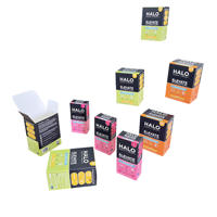 Boîtes pliantes personnalisées en carton plat en matériau écologique pour l'emballage extérieur de vitamines et de compléments naturels de marque