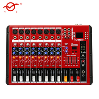 Mélangeur de son dj bluetooth mixeur audio console numérique midas amplificateur dj professionnel 6 canaux