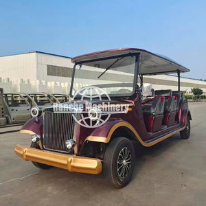 Vehículos Eléctricos de 8 Plazas, Carro de Golf Eléctrico Vintage, Autobús Turístico de Lujo con Certificación CE - Product Image 1