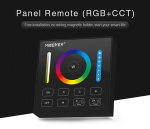 <span class=keywords><strong>Miboxer</strong></span> <span class=keywords><strong>Milight</strong></span> B0 Panel, technologie de transmission sans fil, luminosité, température de couleur et saturation réglables, télécommande RGB CCT - Product Image 5