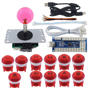 Bộ Điều Khiển SJ @ JX DIY, Gồm Bàn Phím Cơ, Công Tắc LED, Nút Điều Khiển Arcade, Bộ Mã Hóa USB Trễ, Máy Tính Bàn <span class=keywords><strong>MAME</strong></span> <span class=keywords><strong>Retropie</strong></span> - Product Image 4
