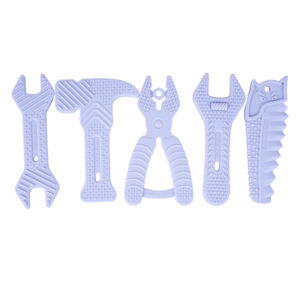 Reisvriendelijk 4M + Moersleutel Schroevendraaier Zacht Speelgoed Baby Kauwbaar Siliconen Bijtring Speelgoed - Product Image 4