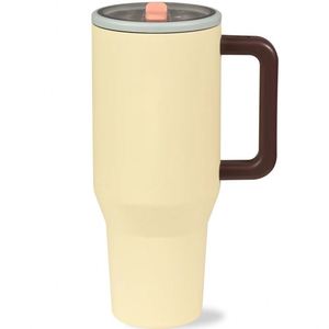 Venta al por mayor del fabricante: Termo de acero inoxidable de doble pared con aislamiento al vacío, a prueba de fugas, con pajita, sin BPA, ecológico, mantiene la temperatura de 6 a 12 horas. - Product Image 2