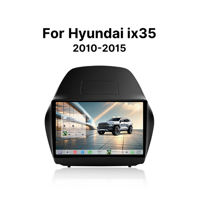 Youducar 9" 2K Android Car Radio for Player Navigation Head Unit Ix35 2010-2015 Wireless CarPlay Android Auto Reversing Aid 1