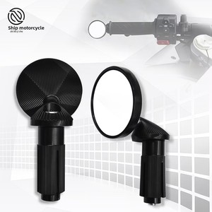 Nouveaux accessoires universels de modification pour moto tout-terrain et véhicule électrique, embouts de guidon mini en alliage d'aluminium, petits rétroviseurs - Product Image 4