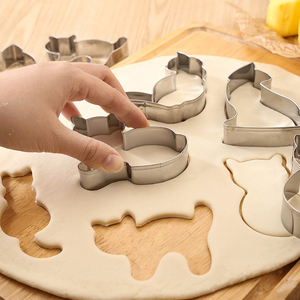 Cartone animato creativo Set di 9 pezzi di acciaio inossidabile forma animale taglio stampi novità strumenti di cottura per <span class=keywords><strong>biscotti</strong></span> - Product Image 4