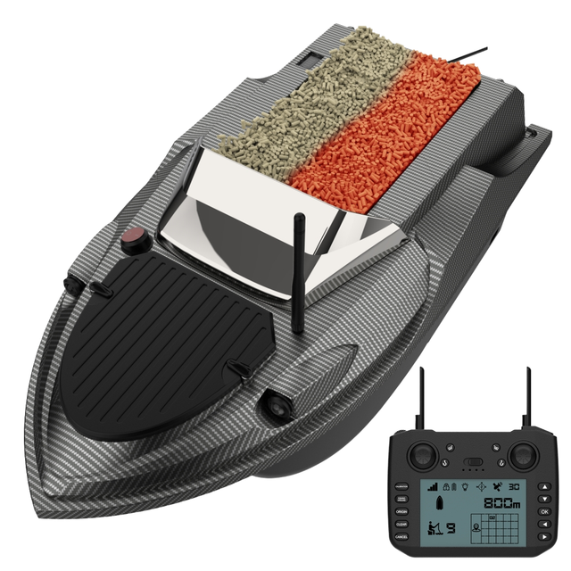 Flytec V080 GPS Fish Finder Bait Boat 800M 180 Points High Speed RC Carp Fishing Boat