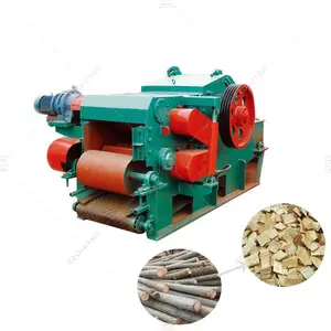 Trituradora de hojas de madera de árbol de bambú, fábrica de fabricación de tableros de alta densidad, Máquina trituradora astilladora de madera