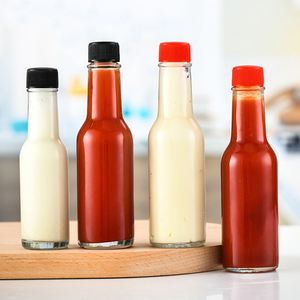 Botella de salsa de alta calidad, botella de vidrio para salsa de Chile y salsa picante para sostener la salsa - Product Image 2