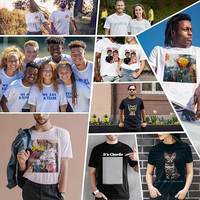 Impression personnalisée de t-shirts, broderie, logo personnalisé, t-shirt en coton et polyester, vêtements promotionnels, uniforme d'événement, vêtements personnalisés