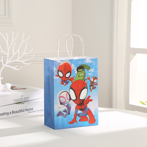 Bolsas de regalo de superhéroes <span class=keywords><strong>Spidey</strong></span> para niños, decoraciones para fiesta de cumpleaños, bolsas de dulces para Baby Shower Goody Treat - Product Image 3