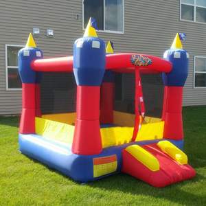 Château gonflable d'arène sportive-Combo de football et de <span class=keywords><strong>basket</strong></span>-ball pour les compétitions scolaires, PVC résistant - Product Image 2