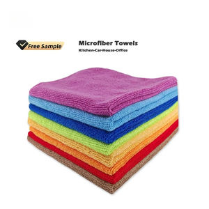 Toalla de Microfibra NIKO Delgada de 40x40cm, 180GSM, Súper Absorbente y de Secado Rápido para Detallado de Autos y Limpieza del Hogar - Product Image 1