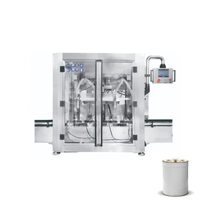 Machine de remplissage de liquide électrique à 2 têtes contrôlée par PLC bouteilles en plastique quantitatives en verre pour moteur chimique - Product Image 6