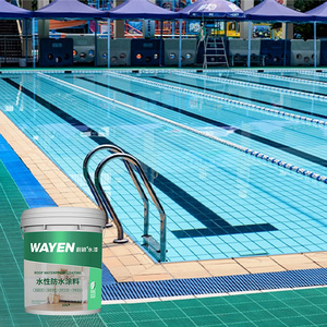 WF-300 Poliüretan Su Yalıtım Kaplaması İki Bileşenli Reaksiyonla Kürlenen Dikişsiz Güçlü Hava Koşullarına Dayanıklı Kendinden Yayılan Boya - Product Image 1