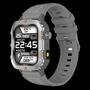 Montre connectée d'extérieur Q11, tracker d'activité multisports sans fil, moniteur <span class=keywords><strong>de</strong></span> fréquence cardiaque, rappel d'appel, compatible Android, écran IPS, silicone - Product Image 6