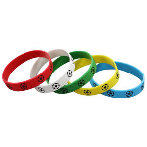 Pulsera de Silicona Personalizada con Logotipo de Club de Fútbol, Pulseras Deportivas Promocionales de Alta Calidad con Tinta en Relieve para Aficionados - Product Image 6
