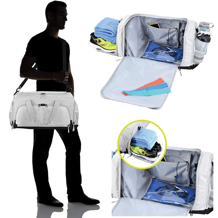 Dry Wet Separation Waterproof Large Outdoor Sports Travel Gym Duffel ...