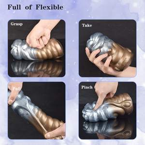 GEEBA Masturbateur masculin en forme de tasse Organisme extraterrestre artificiel Vagin en silicone épais Jouets sexuels Doux Pussy de poche intime pour hommes - Product Image 3