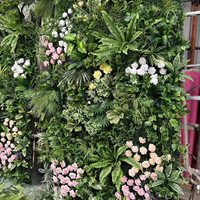 Mur de fleurs artificielles personnalisé Bagang, fleurs artificielles 3D mélangées, toile de fond enroulable faite à la main pour mariage, événement, décoration de fête