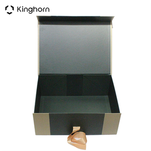 Boîte cadeau personnalisée avec logo, grande taille, pour l'industrie du textile <span class=keywords><strong>de</strong></span> maison, boîte cadeau avec couvercle magnétique pour l'emballage - Product Image 2