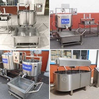 Machine de fabrication de beurre de feta et de lait automatique, 500 litres, ligne de production complète