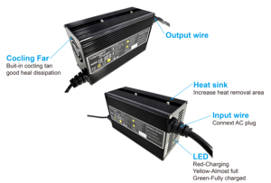450W IP45 Personnalisé Lithium et Plomb-Acide Étanche 12V 20 Smart QD450A 12volt QD450A - Product Image 6